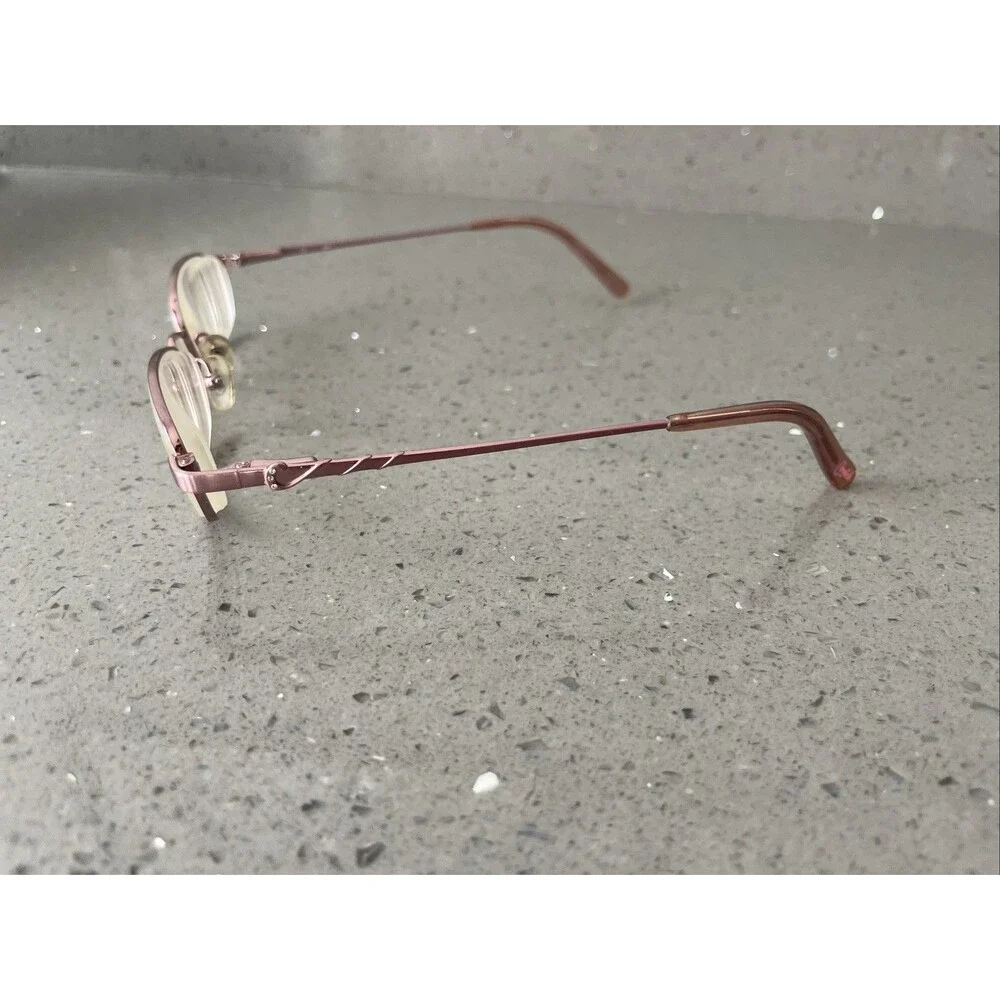 Candie’s C Sandra PK Pink 49-16-130 Metal Eyeglasses Frames ONLY Rectangle